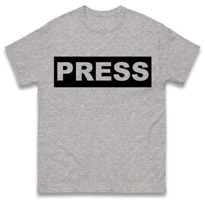 PRESS Palestine T Shirt Inspired by Journalist Motaz Azaiza