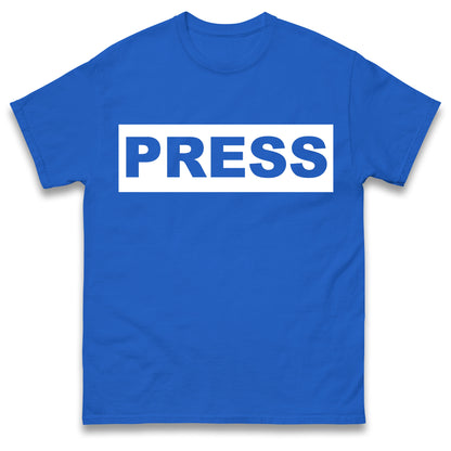 PRESS Palestine T Shirt Inspired by Journalist Motaz Azaiza