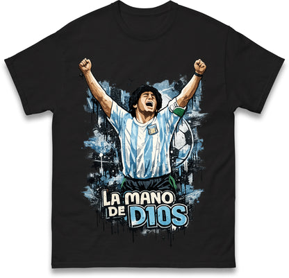 La Mano de dios The Hand of God Diego Maradona T Shirt