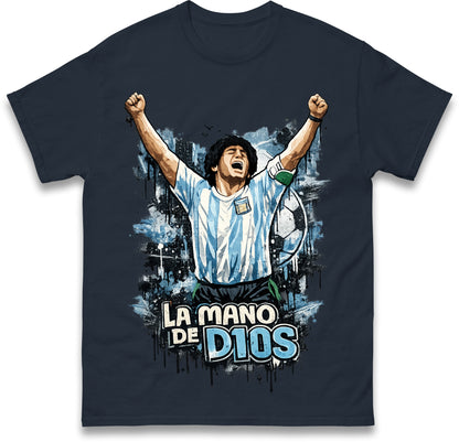 La Mano de dios The Hand of God Diego Maradona T Shirt