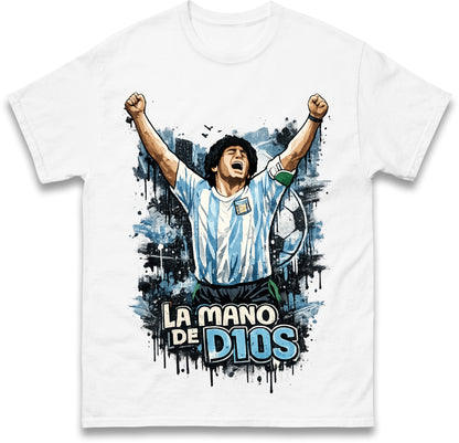 La Mano de dios The Hand of God Diego Maradona T Shirt