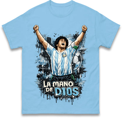 La Mano de dios The Hand of God Diego Maradona T Shirt