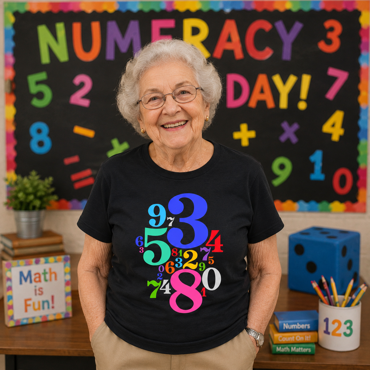 Ladies Numbers Day T Shirt