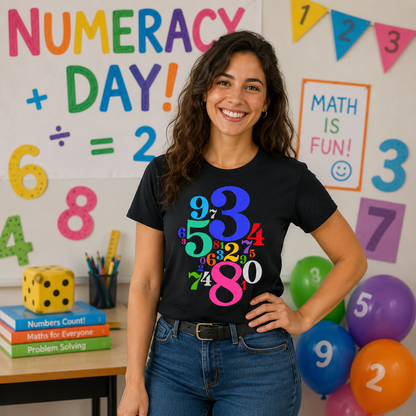 Ladies Numbers Day T Shirt