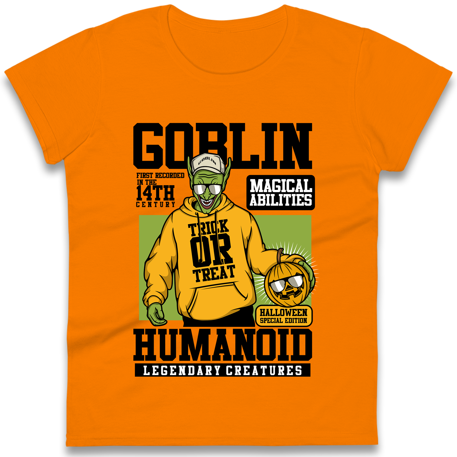 Goblin Trick Or Treat Ladies T Shirt