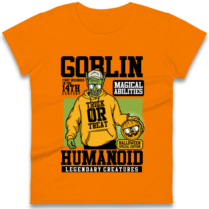 Goblin Trick Or Treat Ladies T Shirt