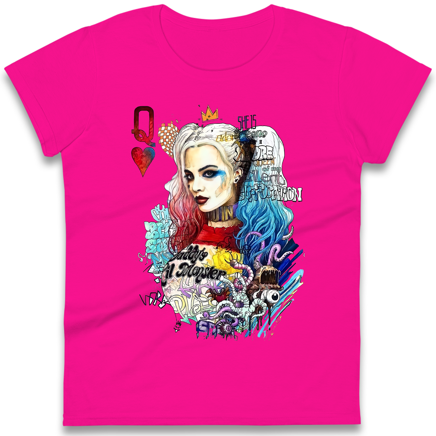Harley Quinn Ladies T Shirt