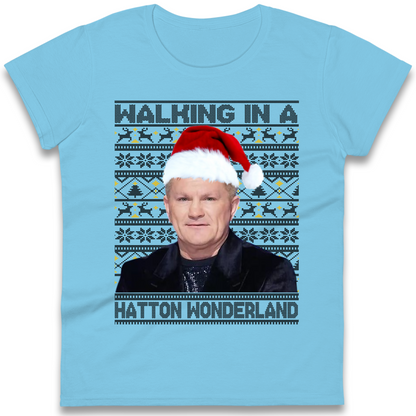 Ricky Hatton Christmas Ladies T Shirt