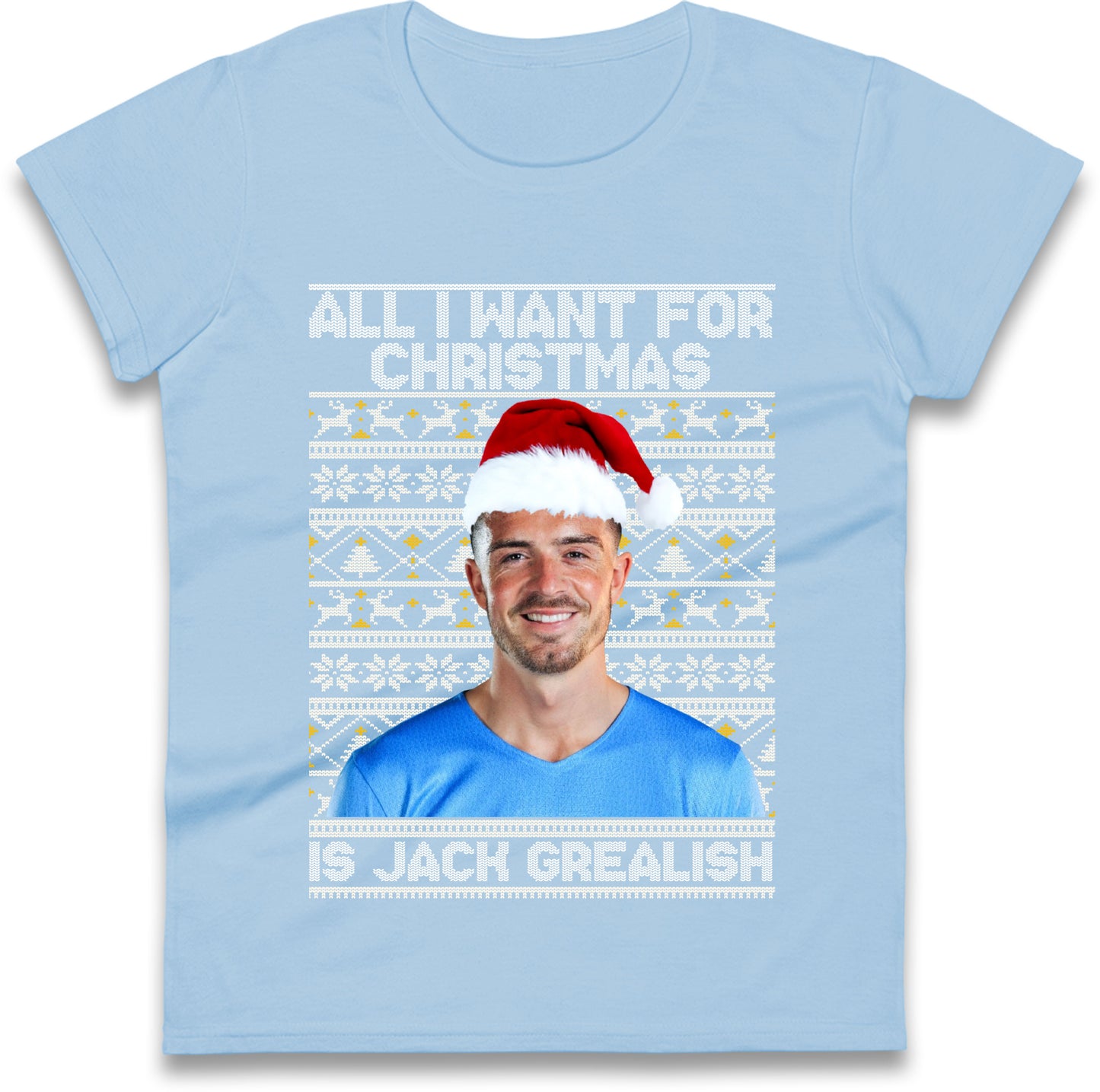 jack grealish christmas womens t shirt