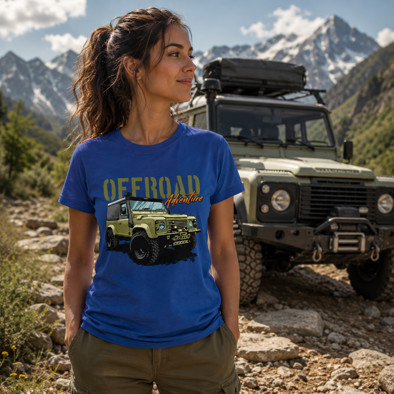 Land Rover Defender Ladies T Shirt