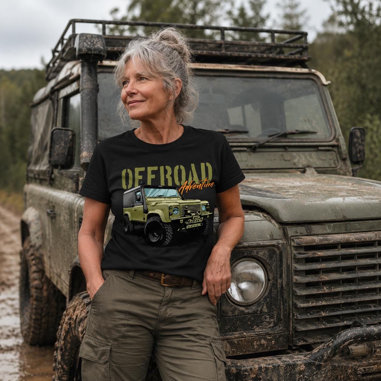 Land Rover Defender Ladies T Shirt
