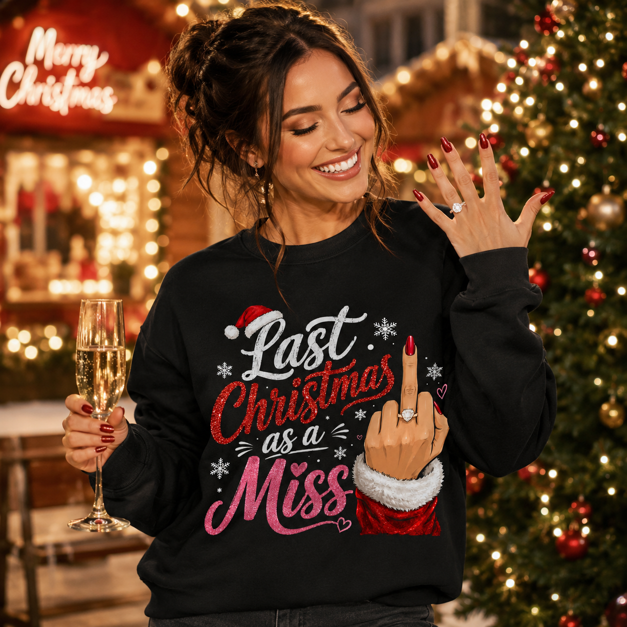 Last Christmas as a Miss Christmas Jumper