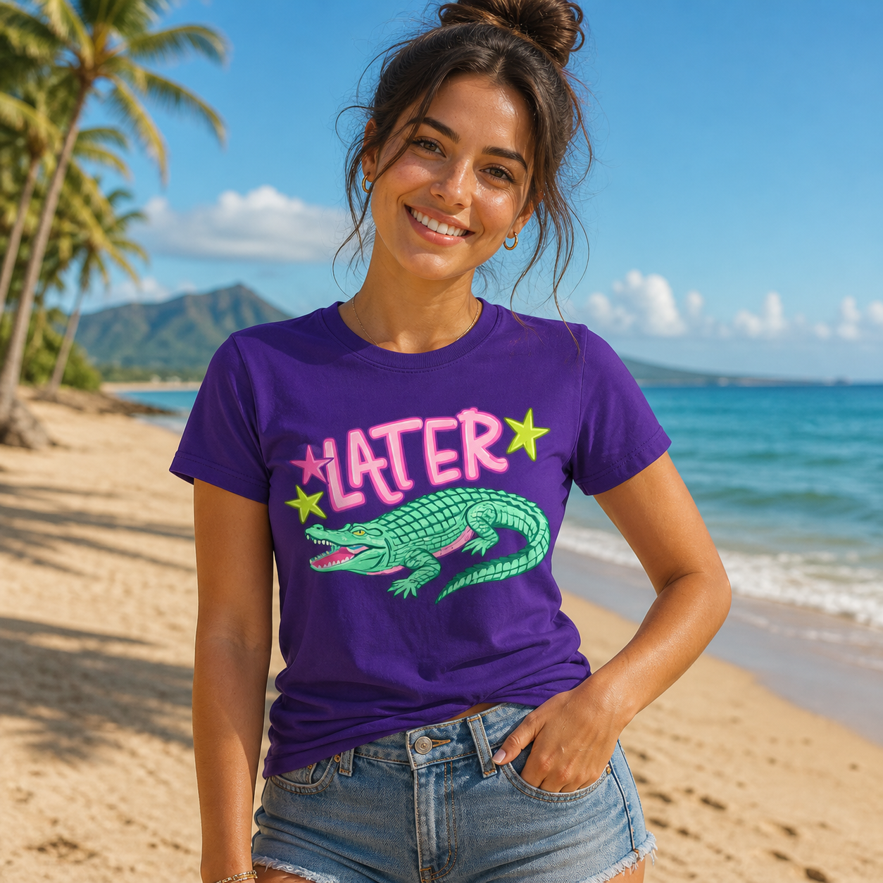 Later Alligator After While Crocodile T Shirt 