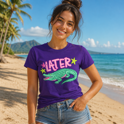Later Alligator After While Crocodile T Shirt 
