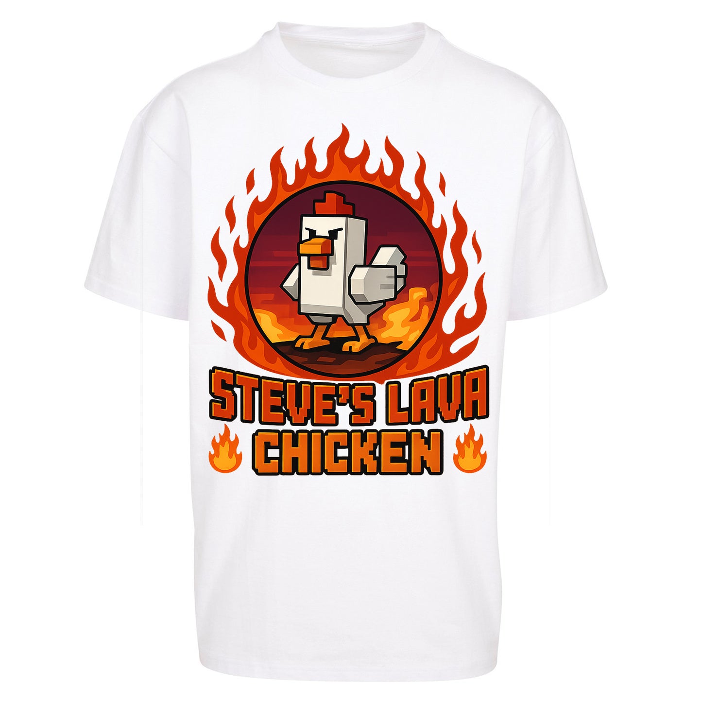 Steve's Lava Chicken Heavy Oversized T Shirt