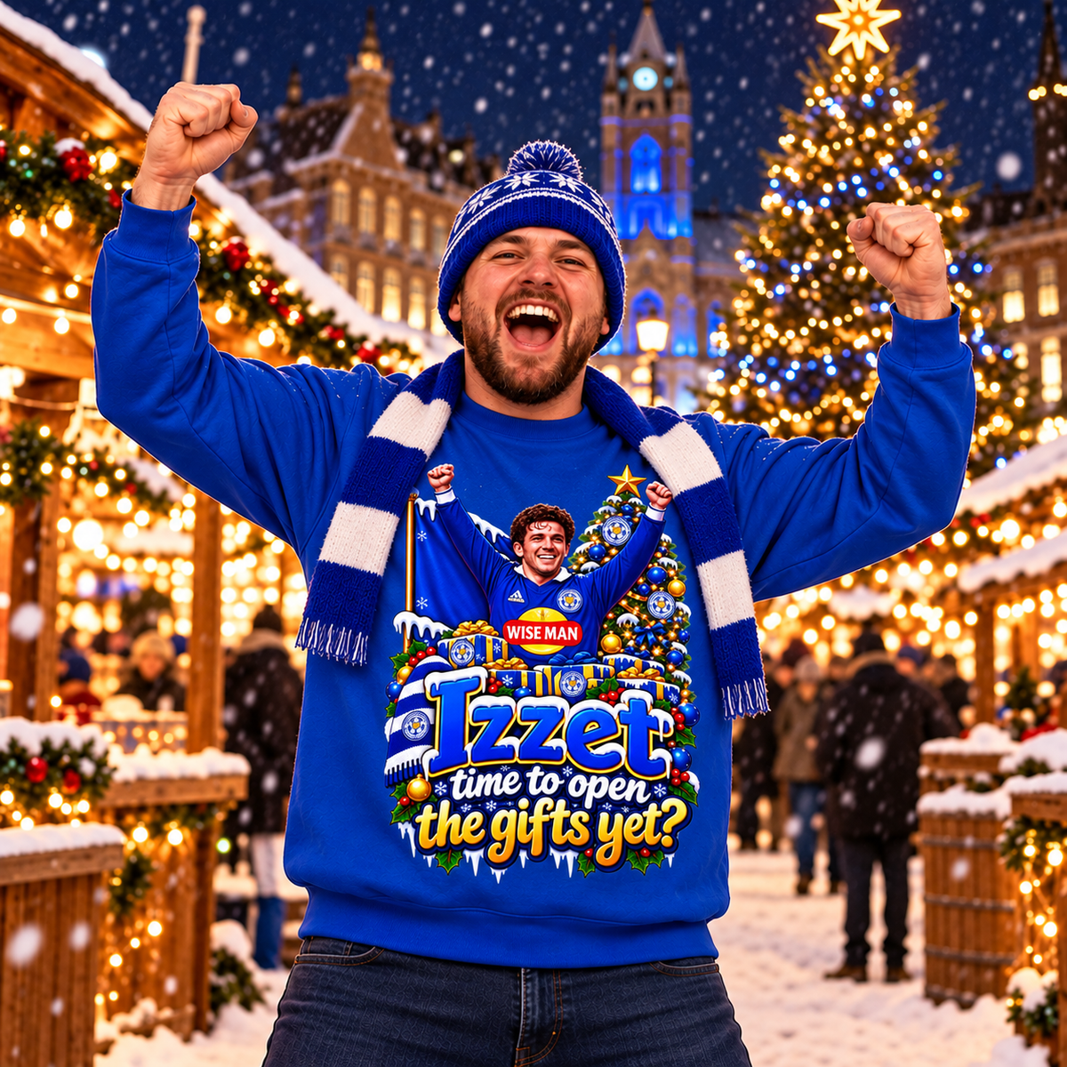 Leicester City Football Christmas Jumper