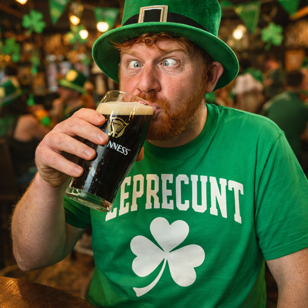Leprecunt St Patricks Day T Shirt