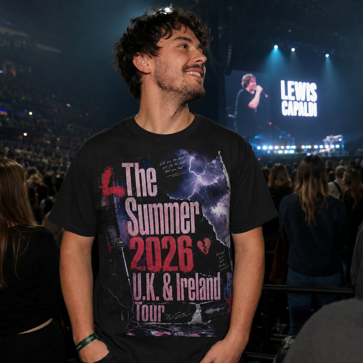 Lewis Capaldi The Summer 2026 UK & Ireland Tour T Shirt