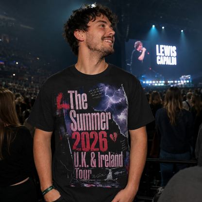 Lewis Capaldi The Summer 2026 UK & Ireland Tour T Shirt