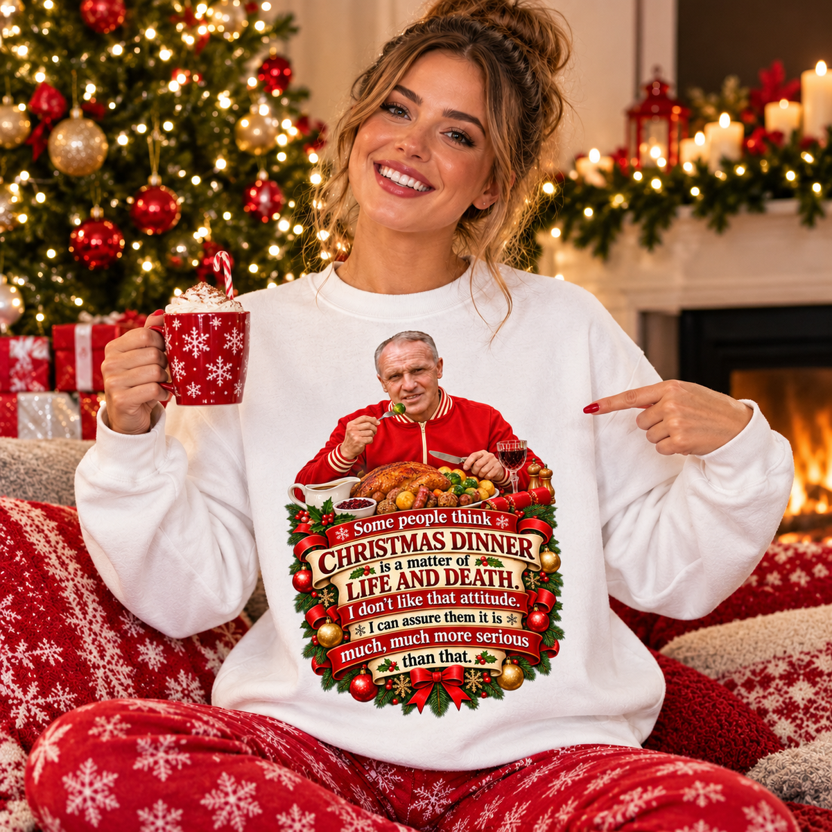Liverpool Christmas Jumper Mens Bill Shankly