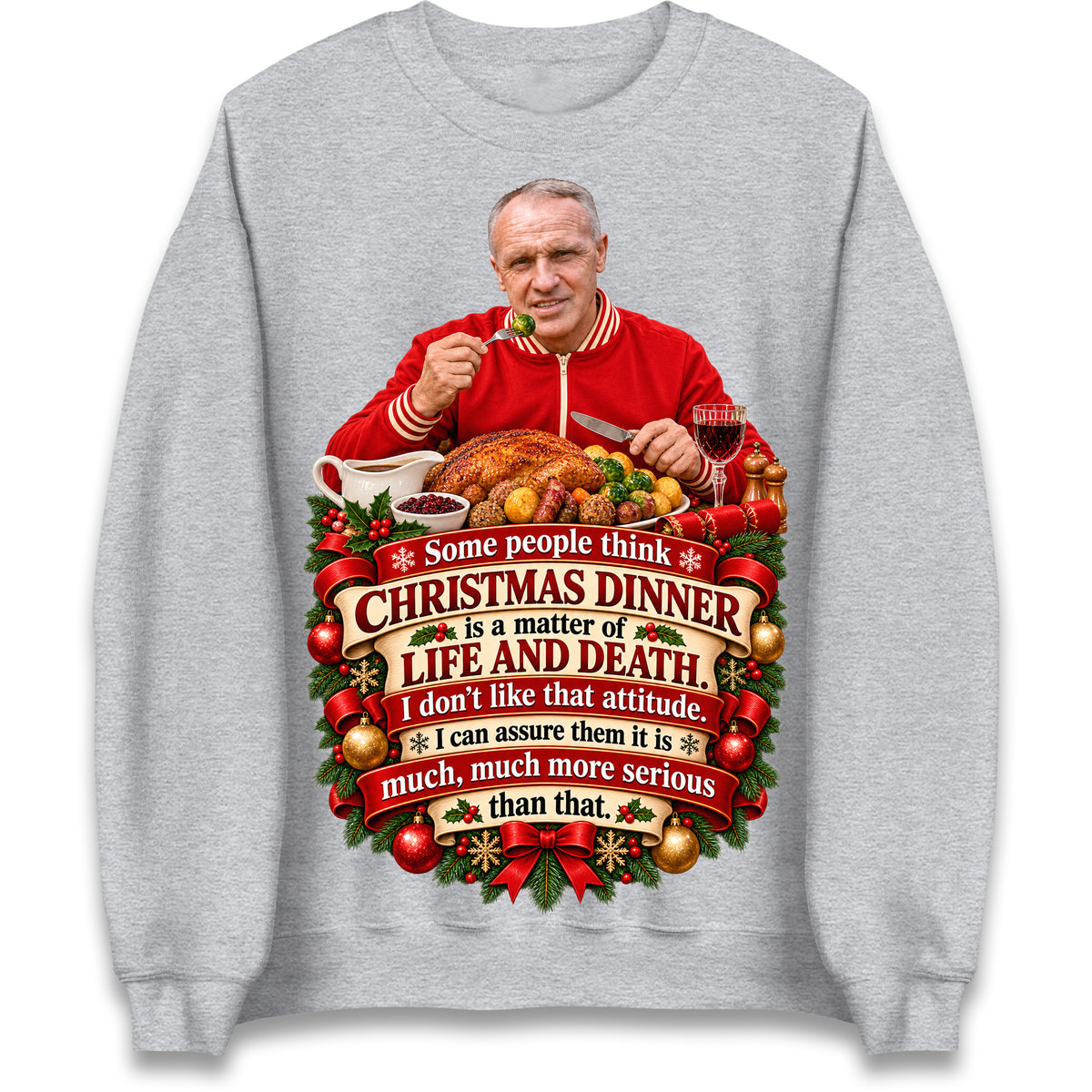 Liverpool Christmas Jumper Mens Bill Shankly