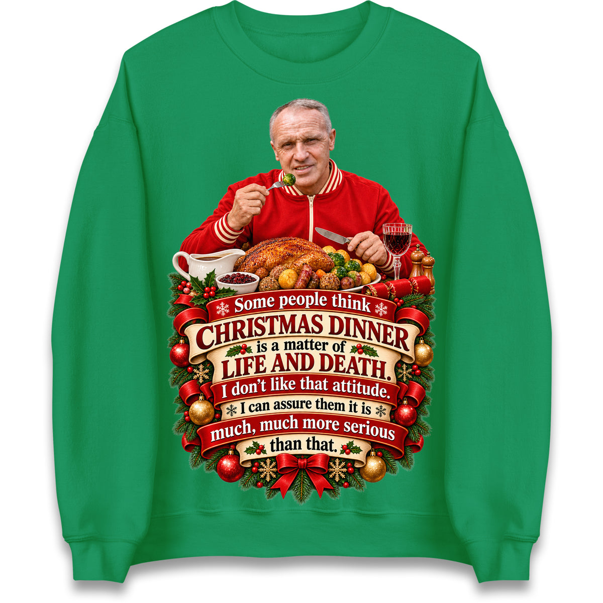 Liverpool Christmas Jumper Mens Bill Shankly