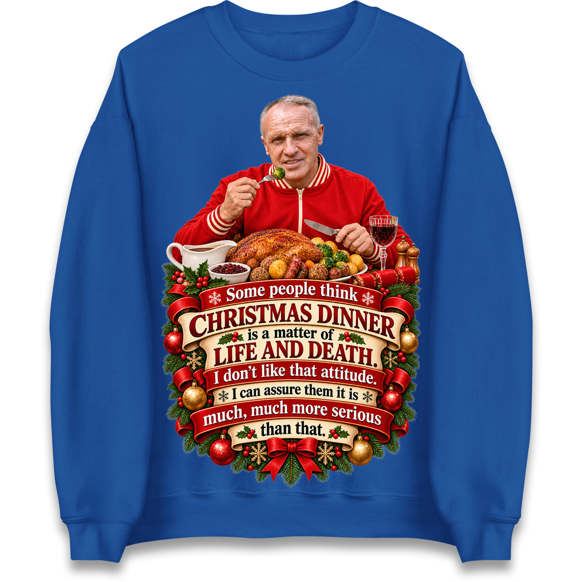 Liverpool Christmas Jumper Mens Bill Shankly