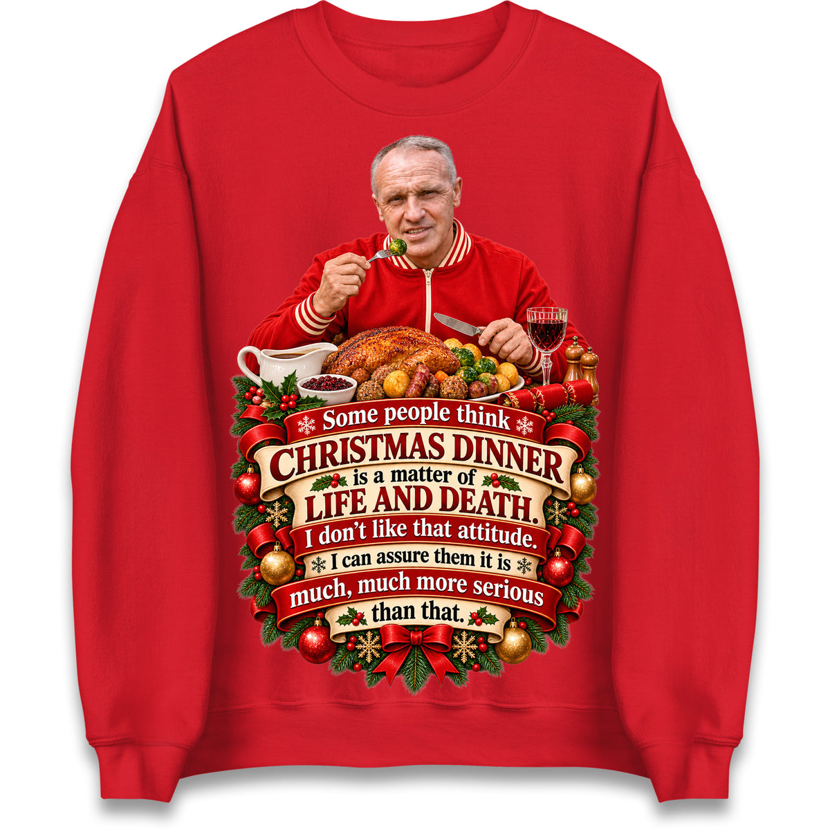 Liverpool Christmas Jumper Mens Bill Shankly