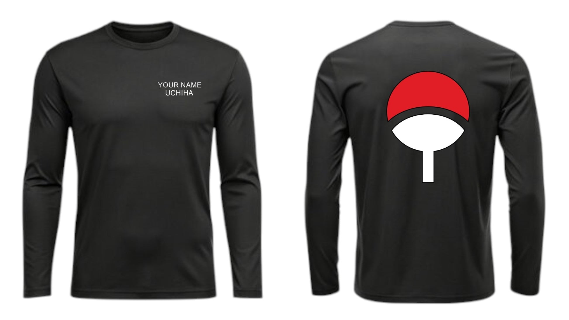 Uchiha Clan Logo Long Sleeve T Shirt