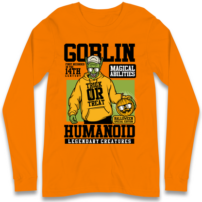 Goblin Trick Or Treat Long Sleeve Shirt