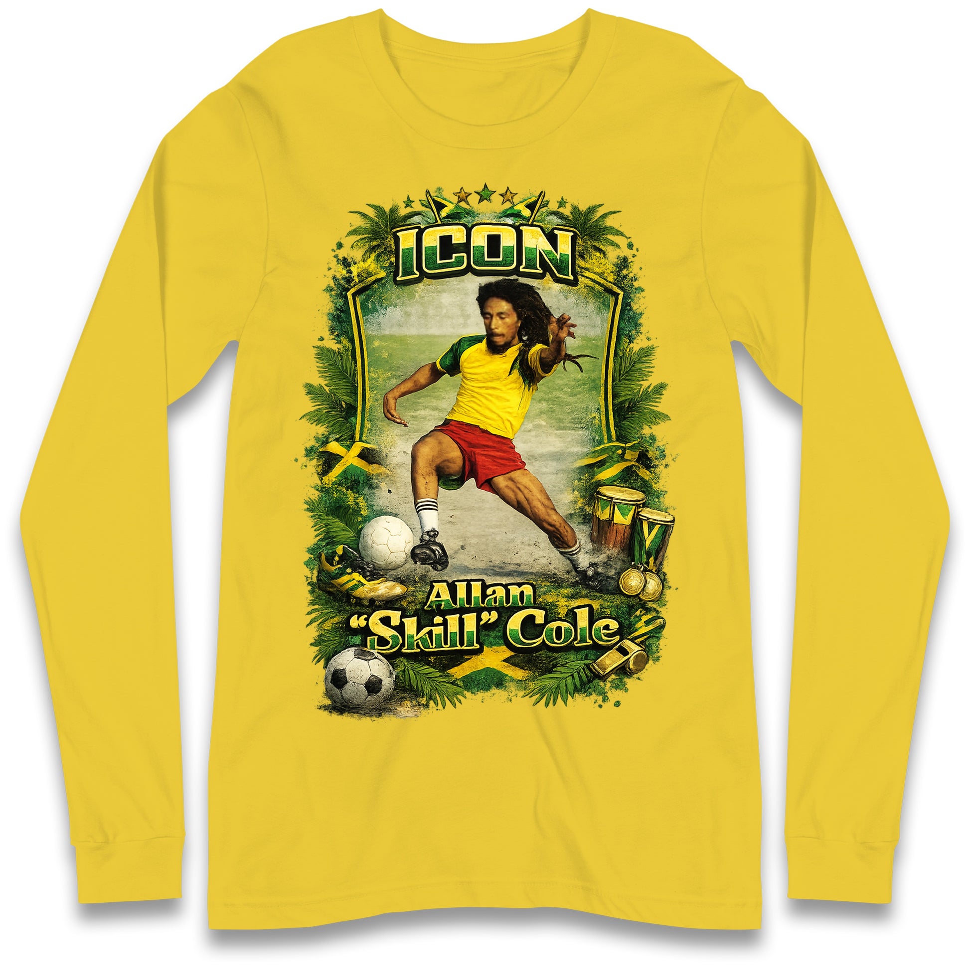 Jamaica Football Longsleeve T Shirt