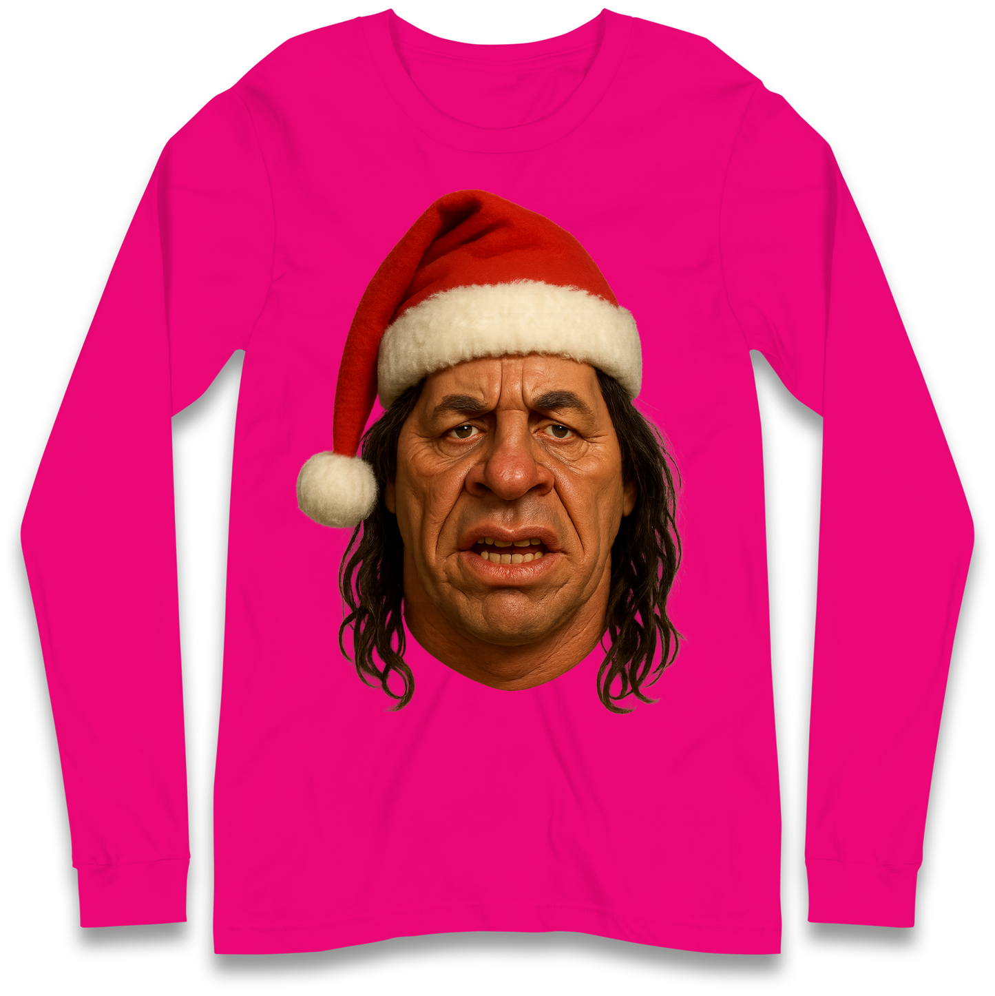 Bret Hart Christmas Longsleeve T Shirt
