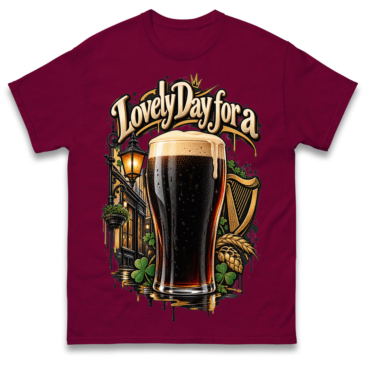 Lovely Day for a Guinness T Shirt