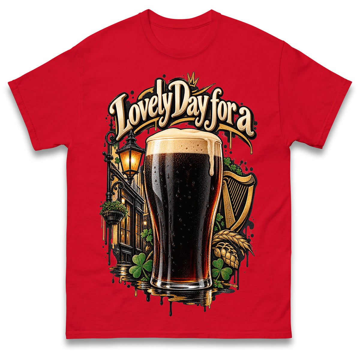 Lovely Day for a Guinness T Shirt