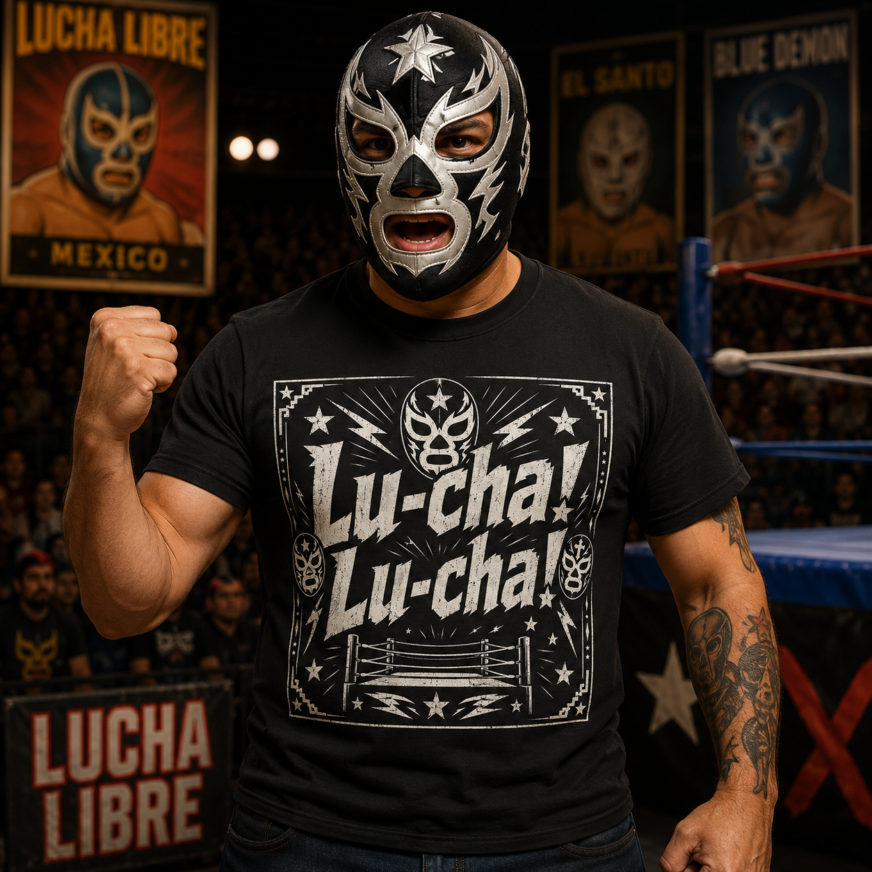 Lu-cha! Lu-cha! Luca Libre T Shirt
