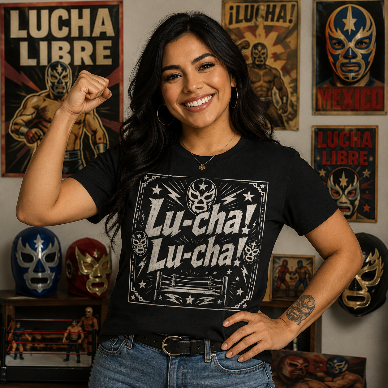 Lu-cha! Lu-cha! Luca Libre T Shirt