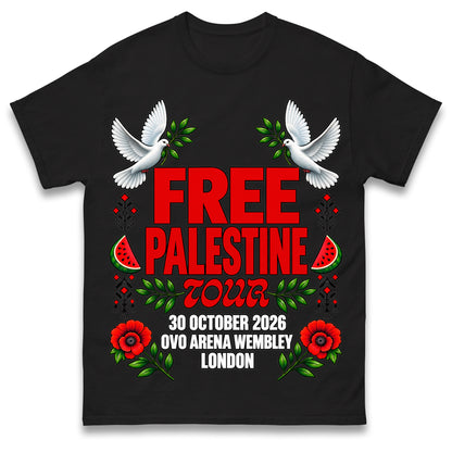Macklemore and Friends Free Palestine Tour London 2026 T Shirt