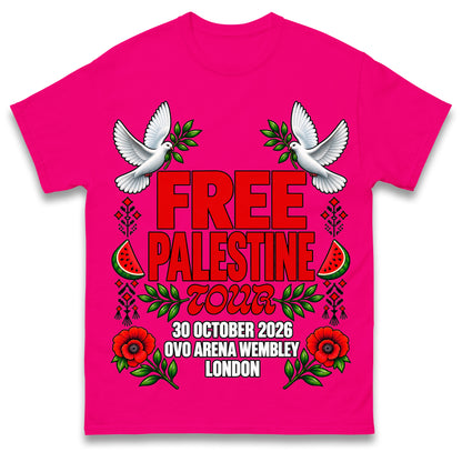Macklemore and Friends Free Palestine Tour London 2026 T Shirt