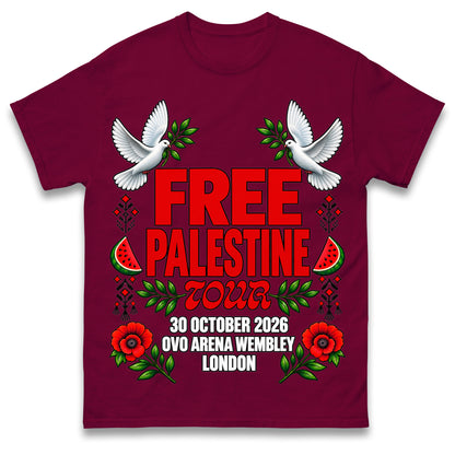 Macklemore and Friends Free Palestine Tour London 2026 T Shirt