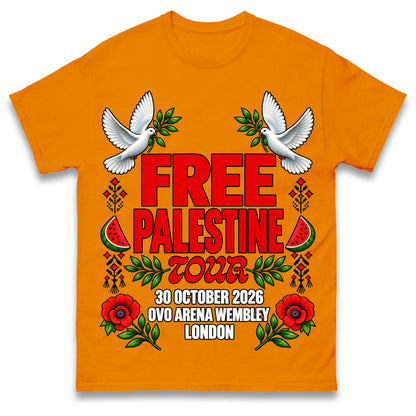 Macklemore and Friends Free Palestine Tour London 2026 T Shirt
