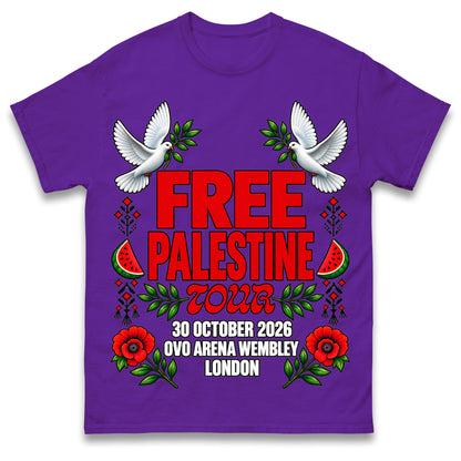 Macklemore and Friends Free Palestine Tour London 2026 T Shirt