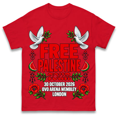 Macklemore and Friends Free Palestine Tour London 2026 T Shirt