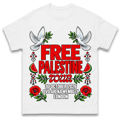 Macklemore and Friends Free Palestine Tour London 2026 T Shirt