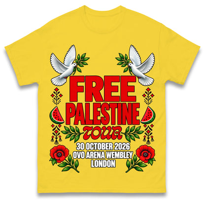 Macklemore and Friends Free Palestine Tour London 2026 T Shirt