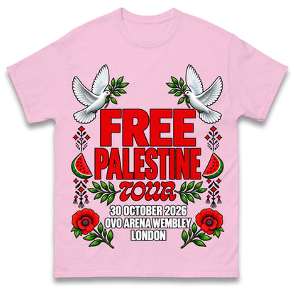 Macklemore and Friends Free Palestine Tour London 2026 T Shirt