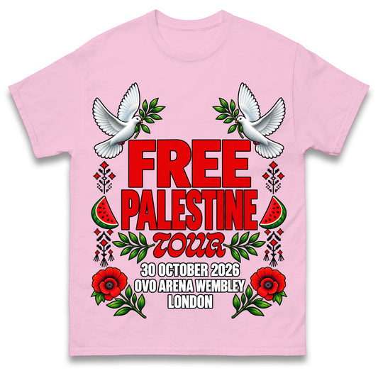Macklemore and Friends Free Palestine Tour London 2026 T Shirt