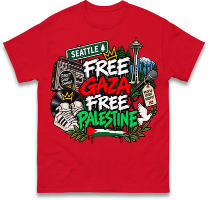 Macklemore Ed Sheeran Tour Palestine T Shirt