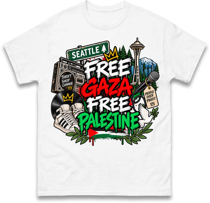 Macklemore Ed Sheeran Tour Palestine T Shirt