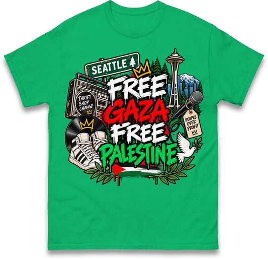 Macklemore Ed Sheeran Tour Palestine T Shirt