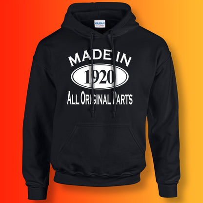 Made In 1920 Hoodie Black